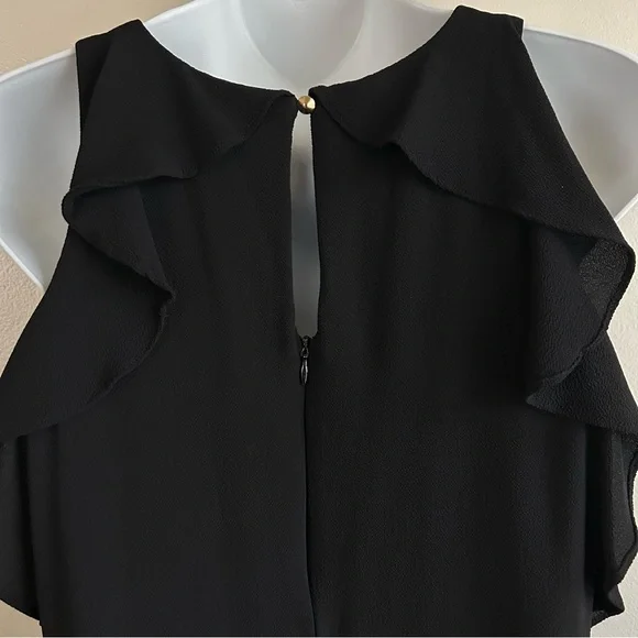 Jessica Simpson Black Sleeveless Cocktail dress Midi Size 6 - Picture 4 of 10